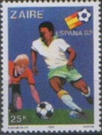 Заир. Чемпионат мира 1982 Испания. Michel 724